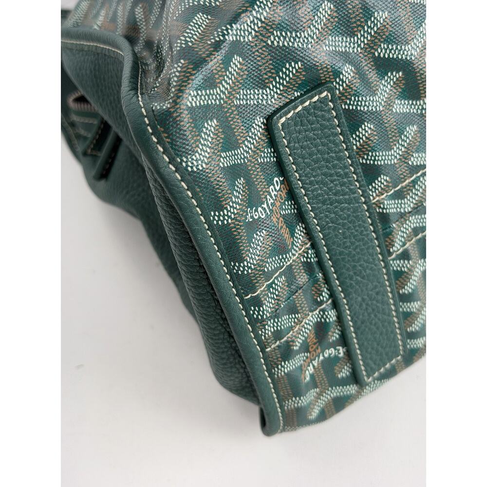 Goyard Sac Hardy PM Tote Bag in Green Goyardine Coated Canvas with Pouch E-8 - Picture 4 of 15